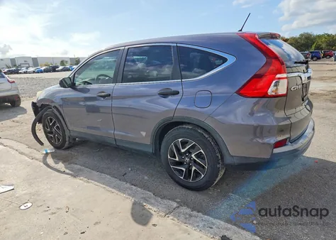 2016 Honda Cr-V Se from USA, damaged, VIN 5J6RM3H49GL022053